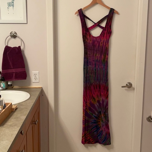 Kathmandu Dresses Kathmandu Imports Authentic Hand Made Tiedie Maxi